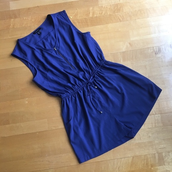 Atmosphere Dressy, Sleeveless, V-Neck Romper, Blue, Size 10 - Picture 17 of 17